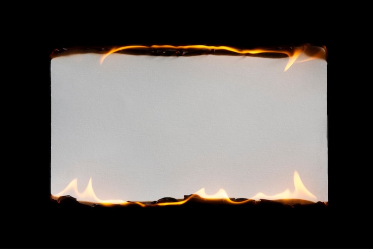 Foto grátis ainda vida de fundo de papel ardente