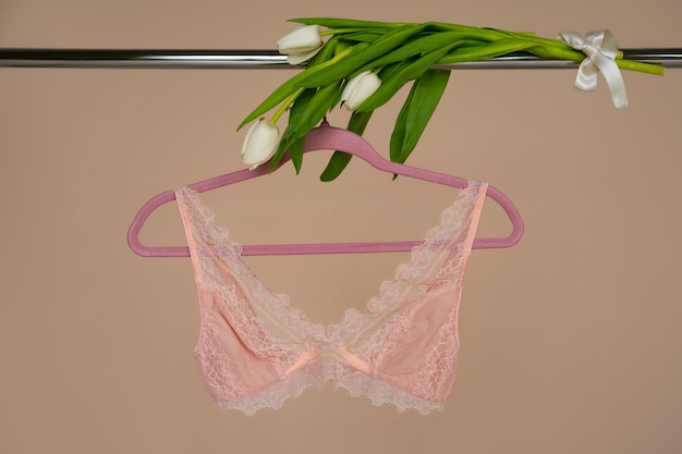 Ainda vida de sutiã lingerie