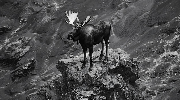 Foto grátis alces na natureza