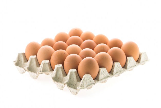 aliment fundo casca de ovo marrom saudável