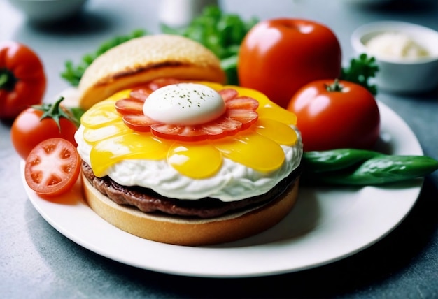 Foto grátis alimentação surreal para criação de conteúdo on-line