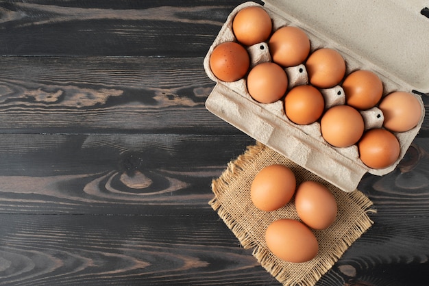 Foto grátis alimentos comuns que podem causar uma reação alérgica nas pessoas