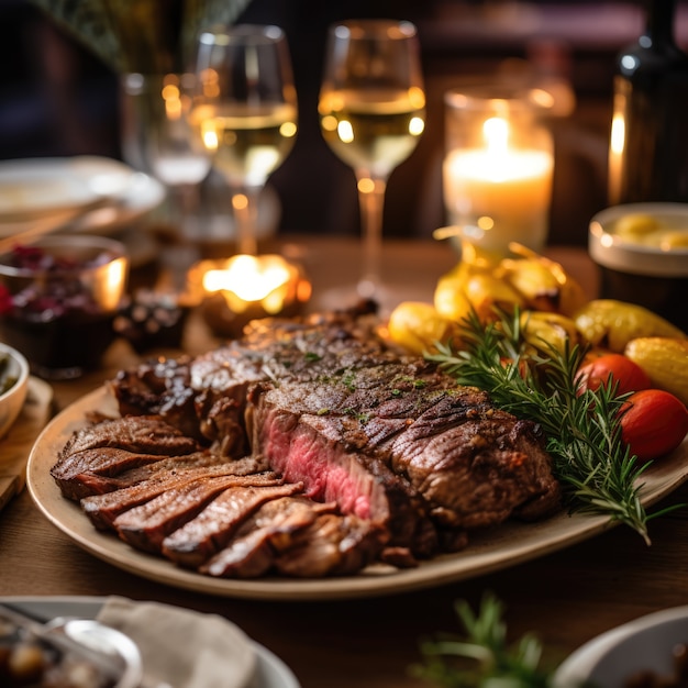 Alimentos deliciosos preparados para a celebração judaica de Hanukkah