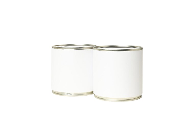 Foto grátis alimentos enlatados de png isolados em fundo branco
