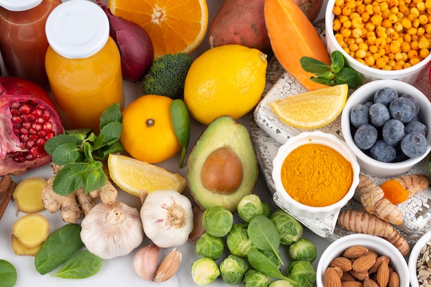 Alimentos que estimulam a imunidade para um estilo de vida saudável