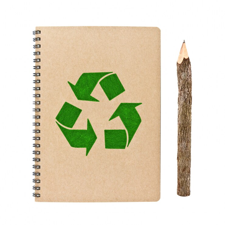 Foto grátis ambiente de papel de caderno conceito da conservação