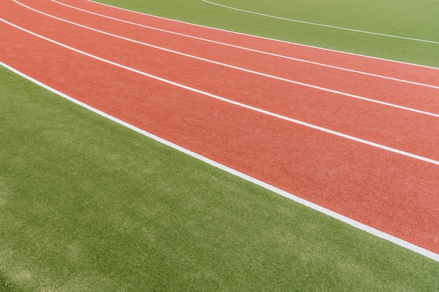 Antecedentes da pista de atletismo.