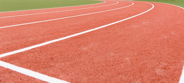 Antecedentes da pista de atletismo.