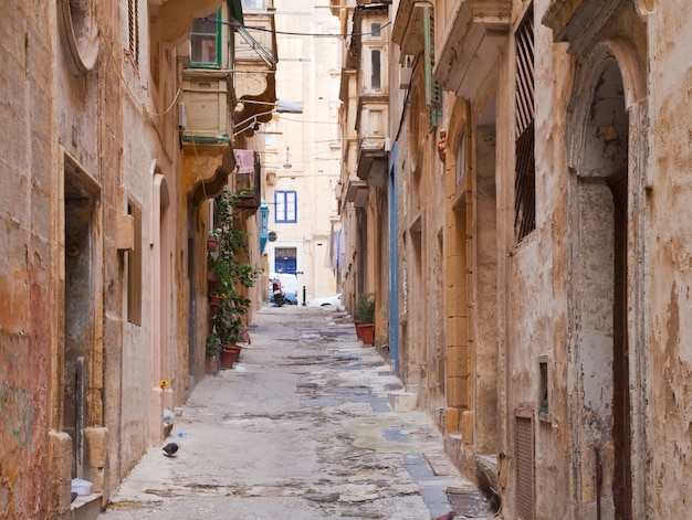Antiga rua de Valletta
