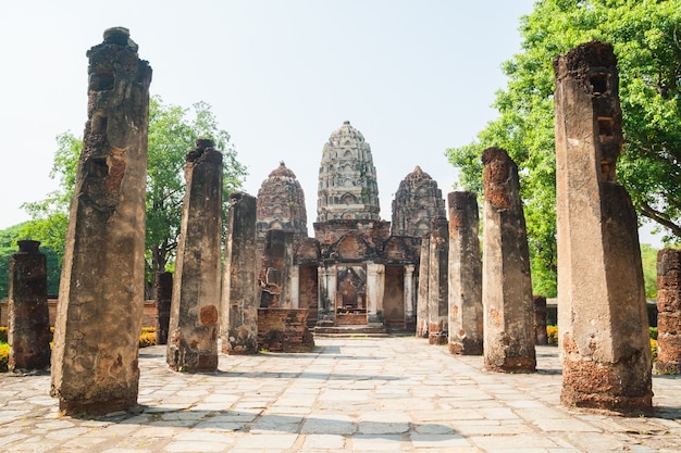 antigas ruínas de um templo