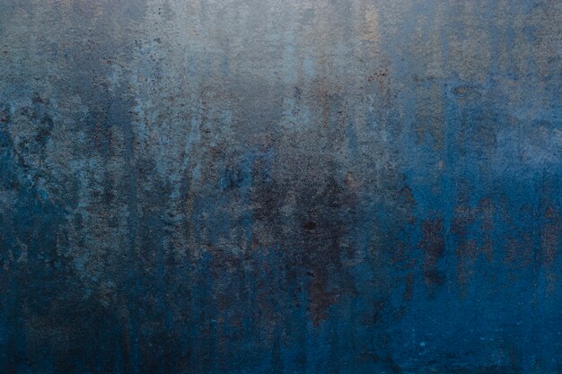 Antigo textura de concreto com tinta azul