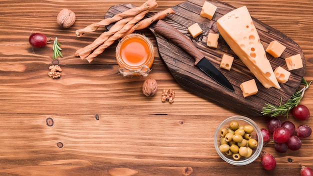 Aperitivo de queijo