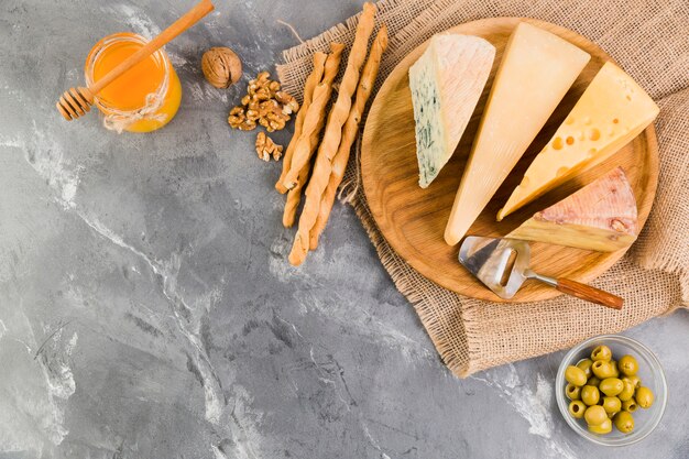 Aperitivo de queijo