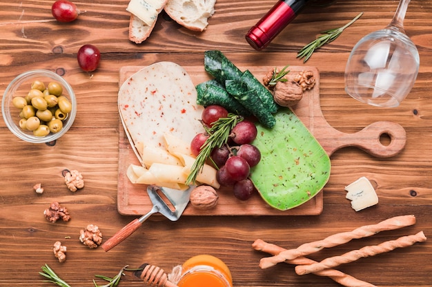 Aperitivo de queijo