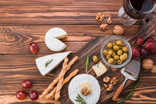 Aperitivo de queijo