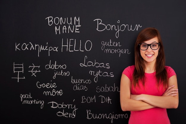 Foto grátis aprendendo idiomas extrangeiros