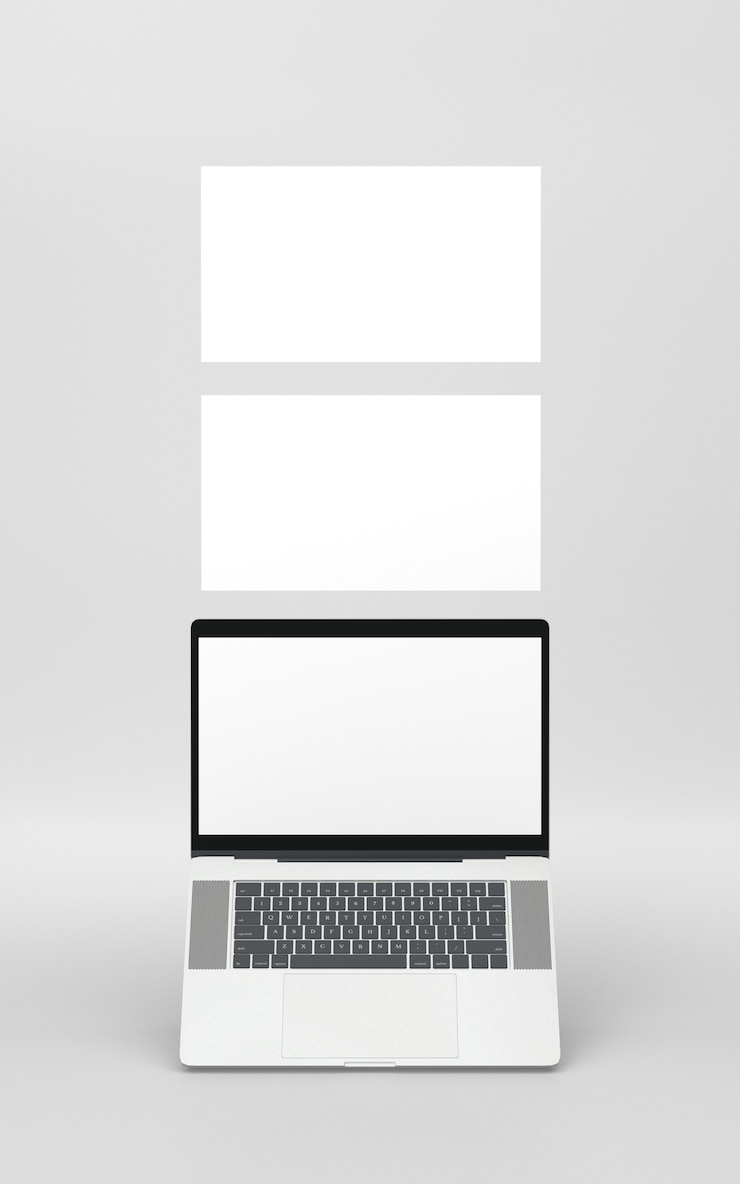 Foto grátis apresentação do sítio web com um dispositivo portátil