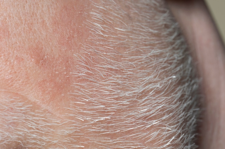 Foto grátis aproximar-se da textura dos poros faciais