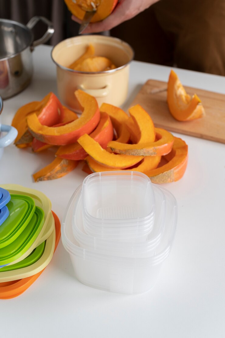 Foto grátis aproxime-se do método de preservação de alimentos