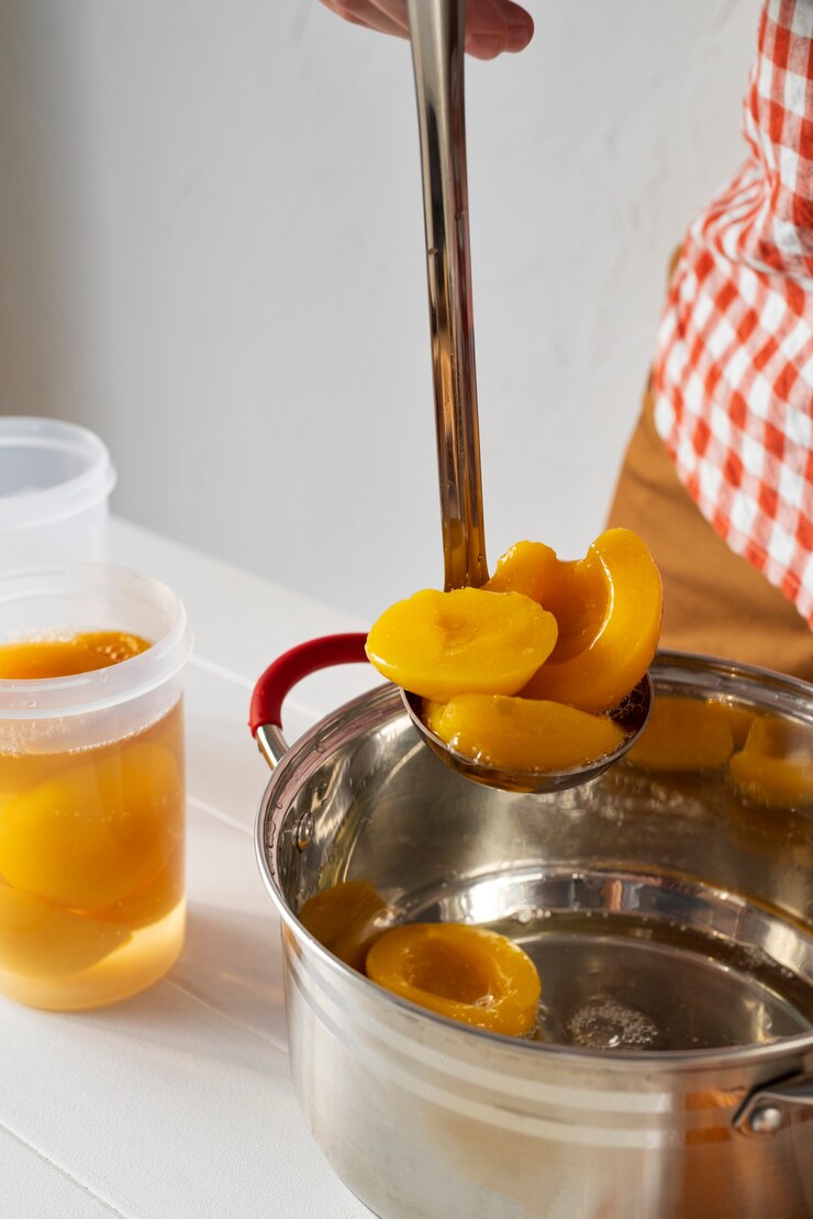 Foto grátis aproxime-se do método de preservação de alimentos