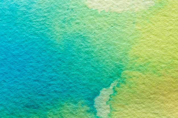 Aquarela abstrata de fundo verde claro e escuro