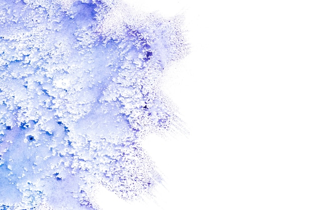 Aquarela de textura roxa em fundo branco