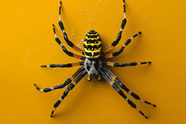 Aranha em ambiente de estúdio