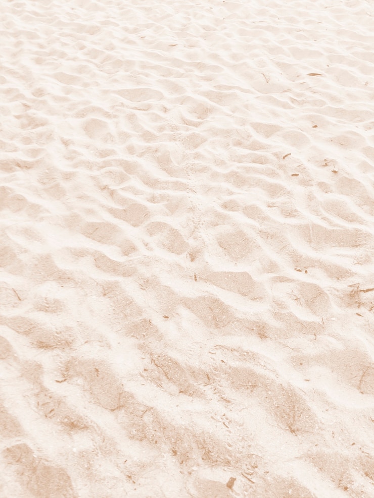 Foto grátis areia de praia fina no verão