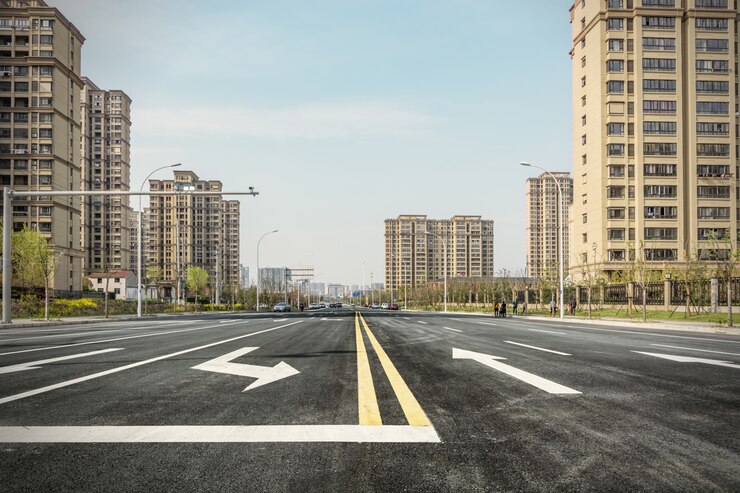 Foto grátis arquitectura da cidade com casas altas