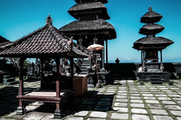 Arquitetura antiga típica da ilha de Bali Indonésia