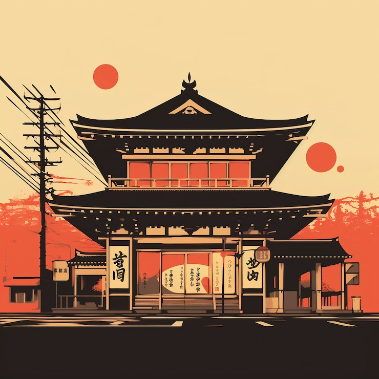 Foto grátis arquitetura de casa em estilo anime