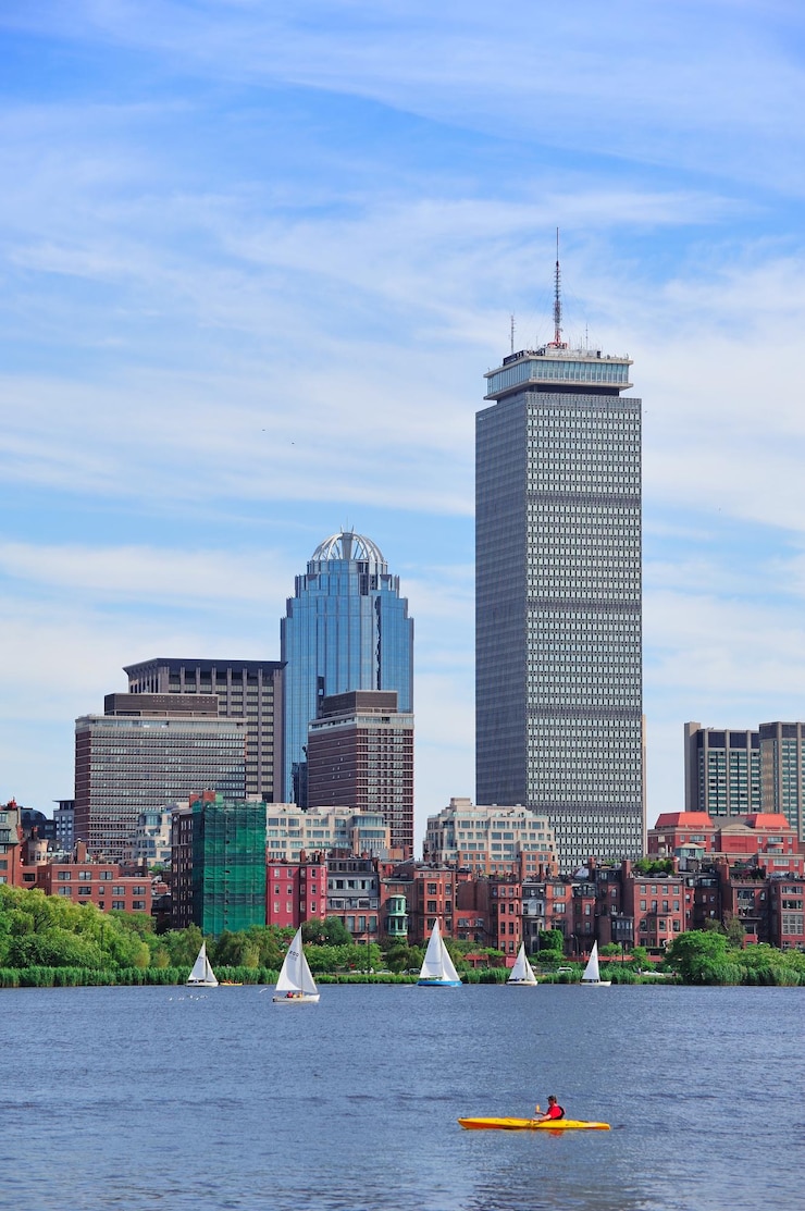 Foto grátis arranha-céu de boston
