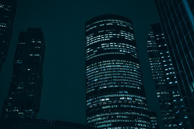 Arranha-céus do centro de negócios internacional da cidade de Moscou