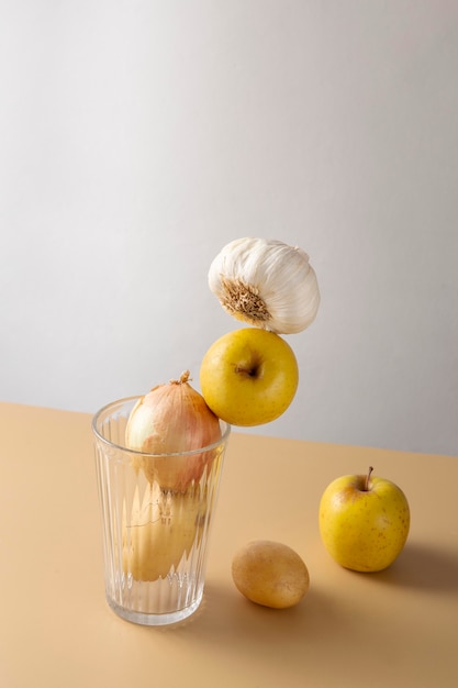 Foto grátis arranjo com comida saudável