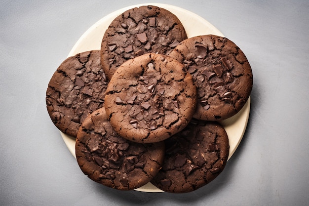 Foto grátis arranjo de biscoitos deliciosos de vista de cima