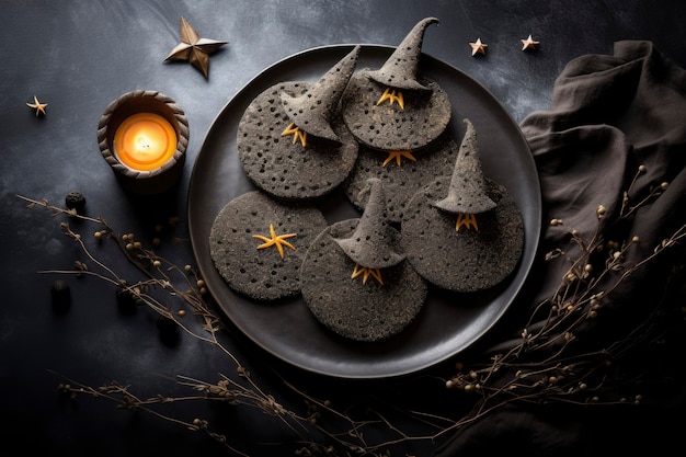 Foto grátis arranjo de biscoitos deliciosos de vista de cima