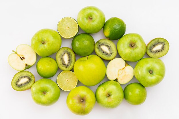 Arranjo de frutas verdes