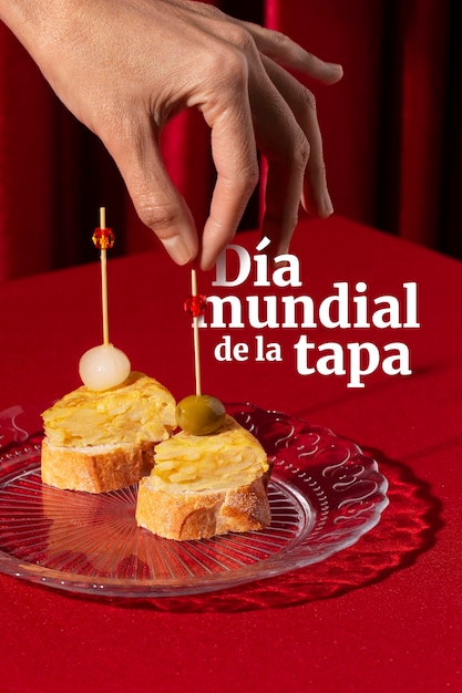 Arranjo do dia mundial das tapas