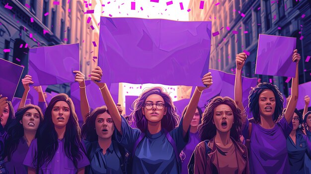 Arte Digital: 8 milhões de mulheres em greve