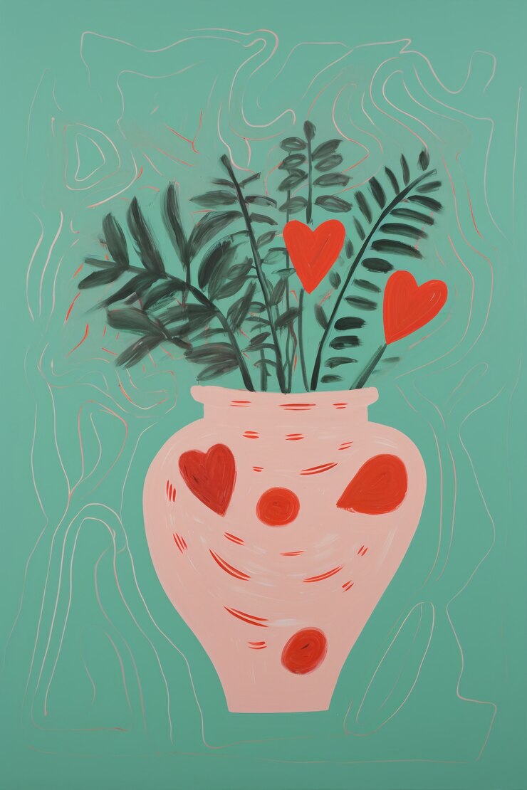 Foto grátis arte digital de padrões de formas florais orgânicas