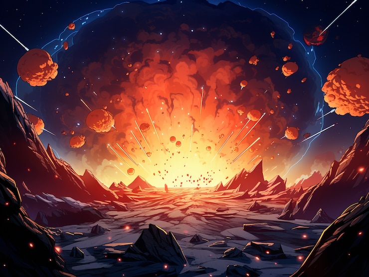 Foto grátis arte digital dos planetas da galáxia