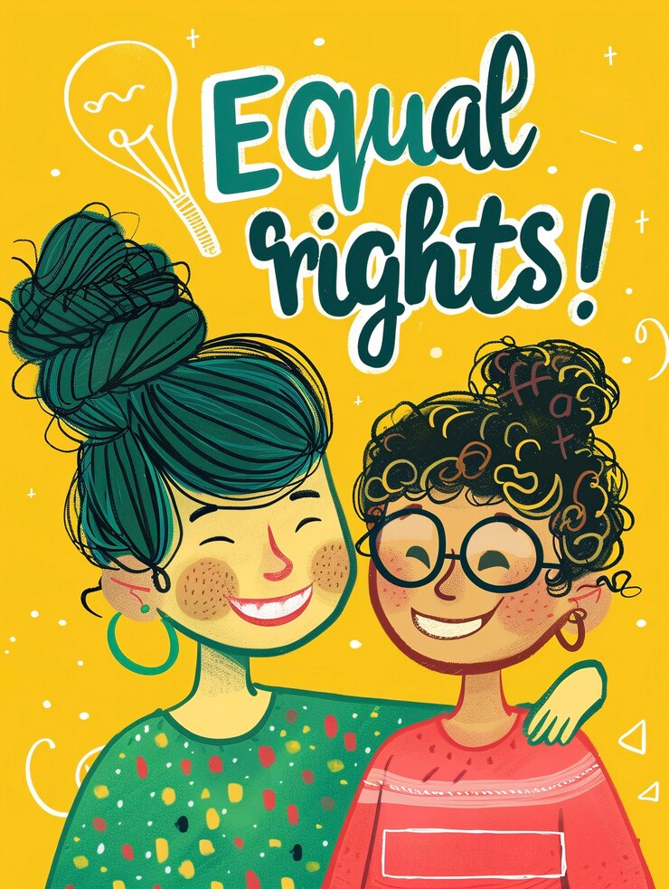 Foto grátis arte digital para a celebração do dia internacional da mulher e os direitos das mulheres