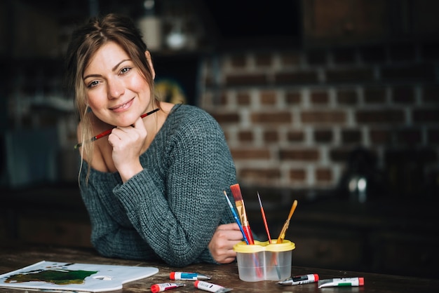 Foto grátis artista amigável