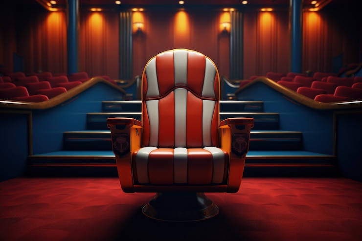 Foto grátis assentos de cinema 3d