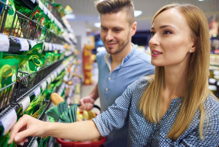 Foto grátis atividades de fim de semana passadas no supermercado