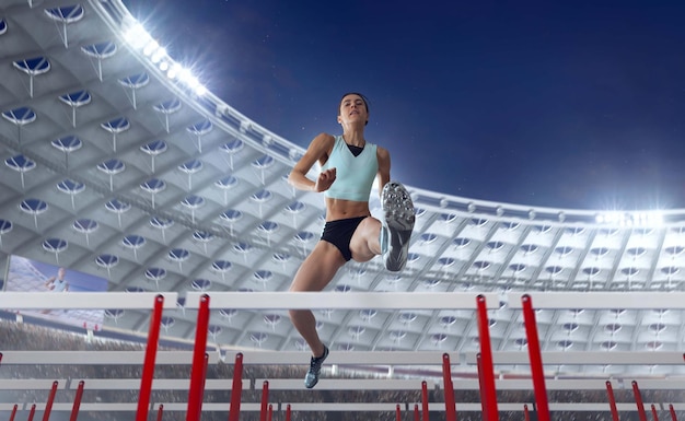 Foto grátis atleta feminina