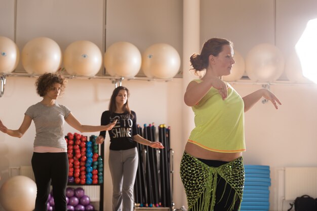 Aula de dança para mulheres