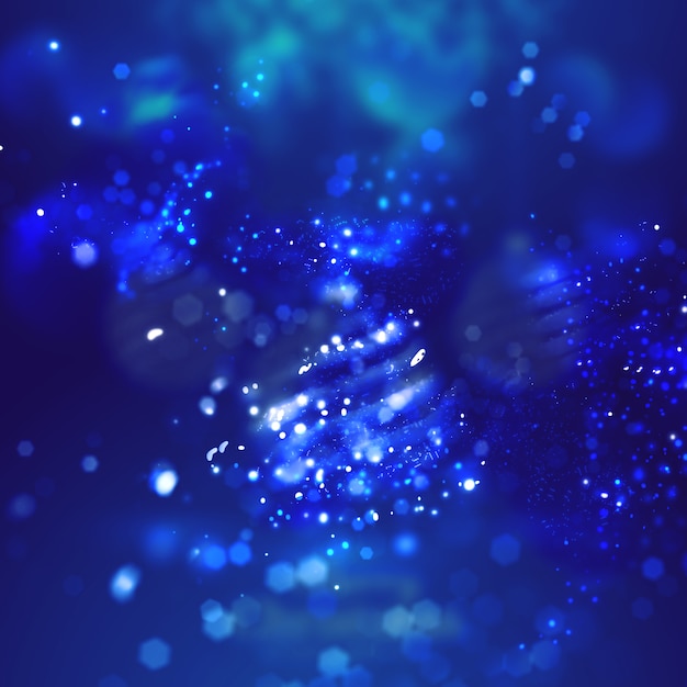 Foto grátis azul brilho bokeh sparkling