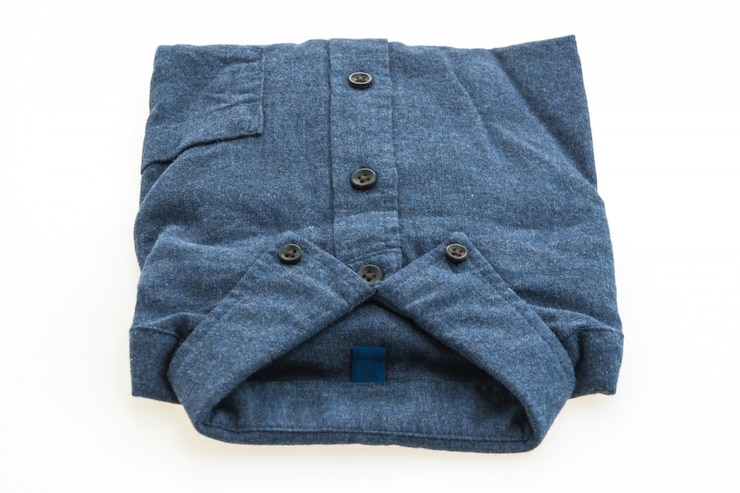 Foto grátis azul veste roupas fundo tshirt