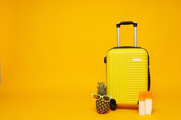 Bagagem de bagagem de mala para viagens de verão e férias